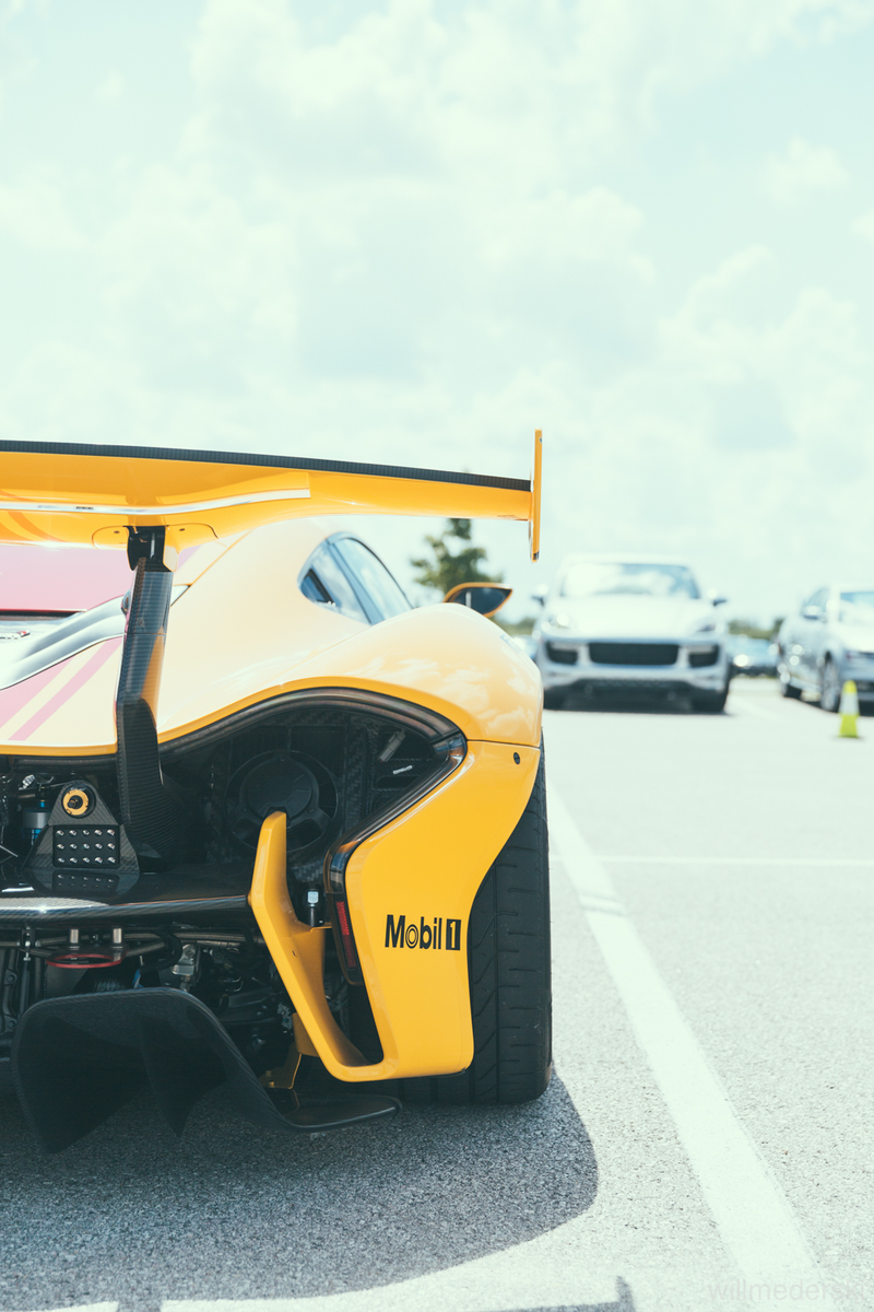 Illustration for article titled McLaren P1 GTR Casually Parked Amongst PlebeiansÂ